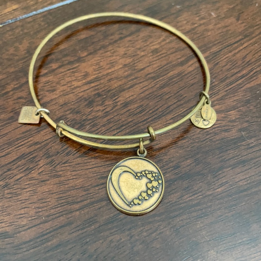 Alex and Ani Whole Heart charm bracelet